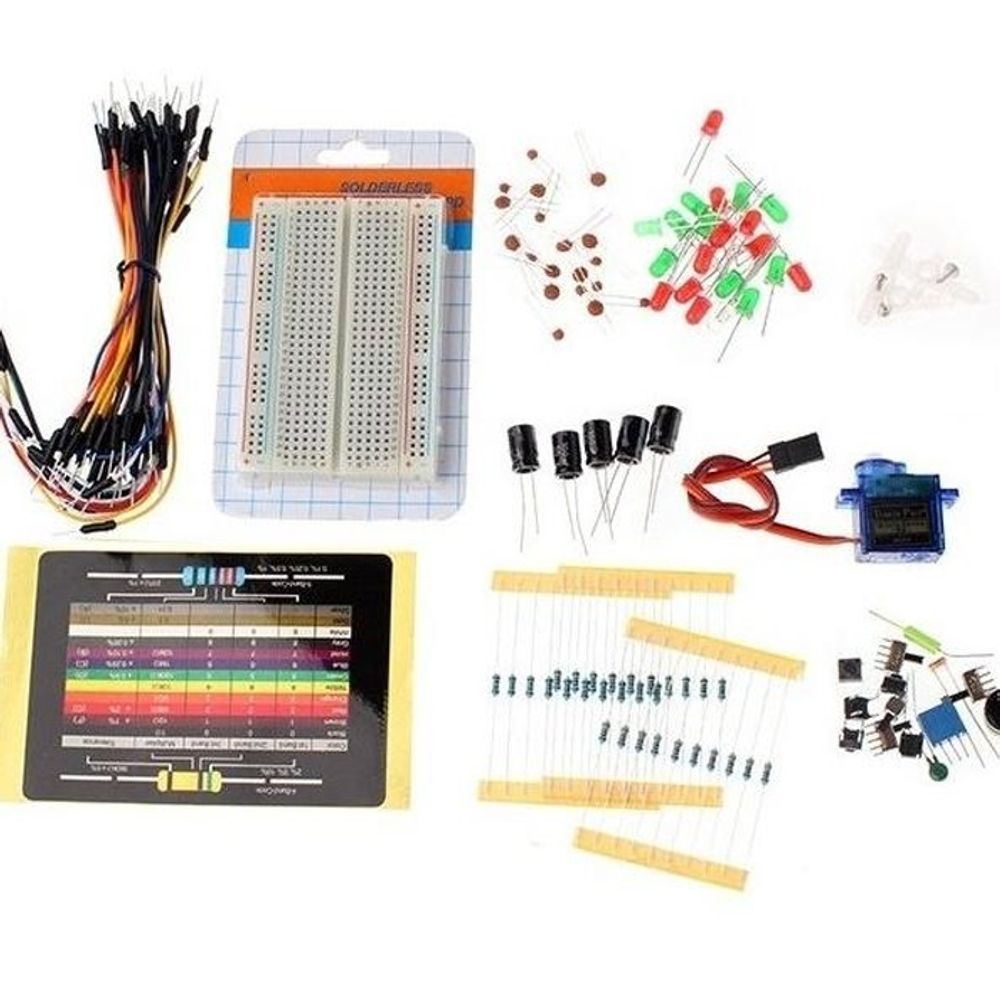 Набор электронных компонентов в пластиковом кейсе для Arduino