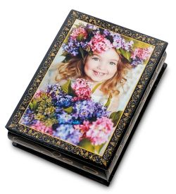 Народные промыслы ШК-11/ 2-P Шкатулка в технике декупаж (8х10х4)
