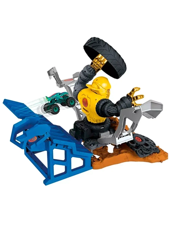 Автотрек Хот Вилс трек Монстр трак Атака Крашзилы HPN71