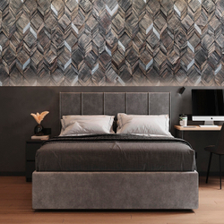 Деревянная мозаика для стен Wood Mosaic Вира эбен
