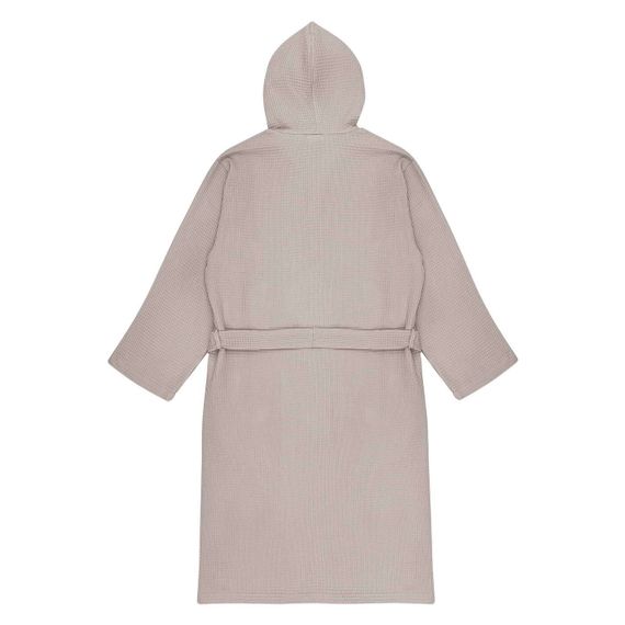 Naomi (пудра) L (р.56-58) Халат вафельный с капюшоном
