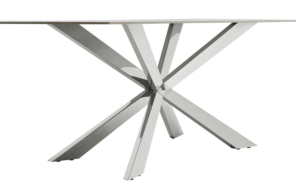 Стол T088 (160) камень белый матовый Calacata