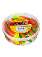 Виброхвост несъедобный Helios Guru 5,0"/12,7 см White RT 15шт. (HS-31/1-003-N-15)