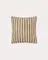 Чехол для подушки Enara из шелка и хлопка в бежево-коричневую полоску 45 x 45 см