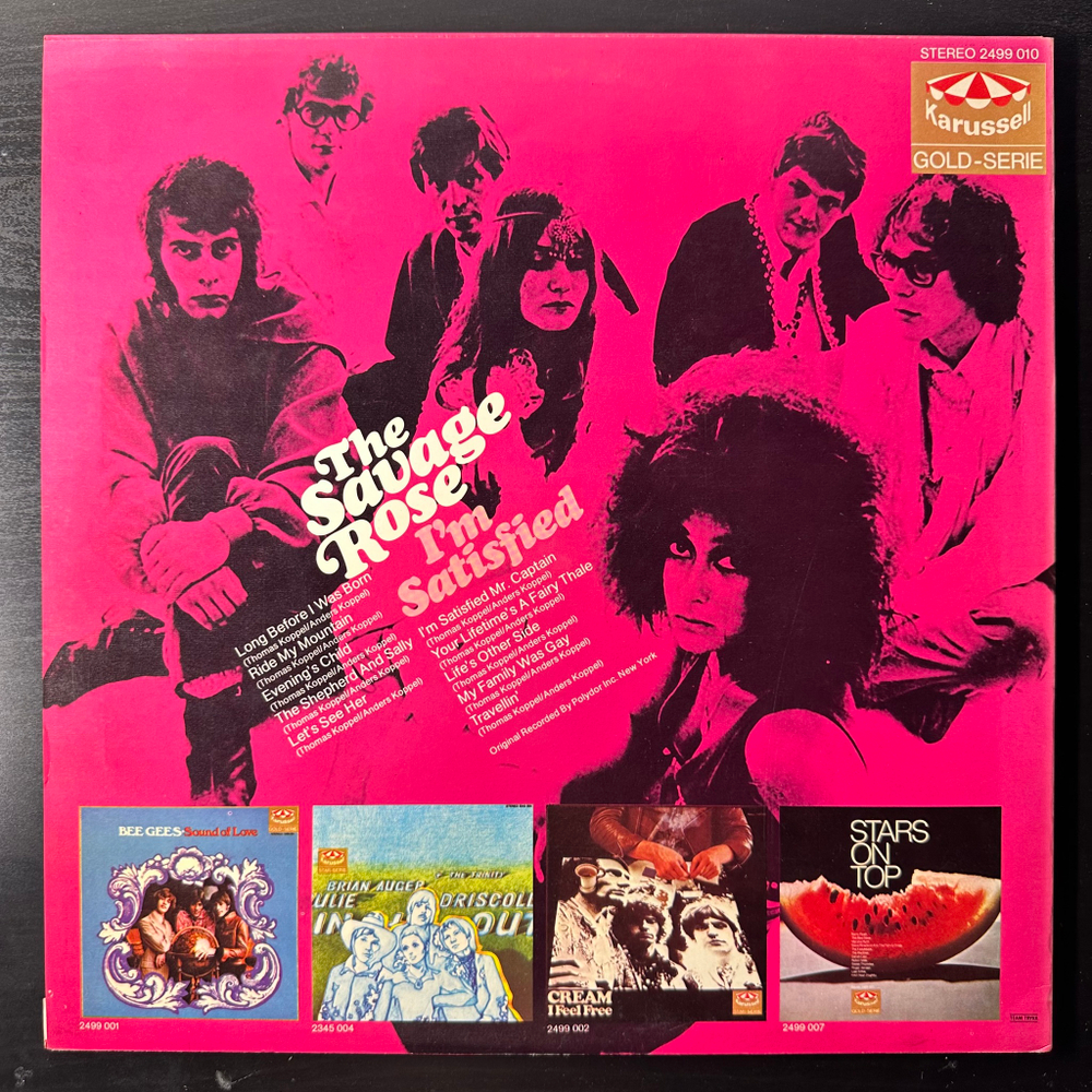The Savage Rose  – I'm Satisfied (Скандинавия 1971г.)