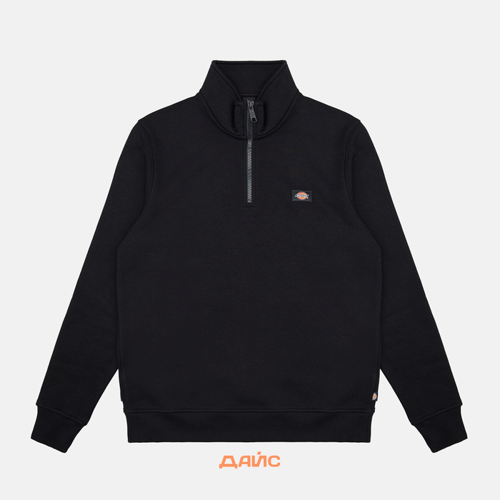 Толстовка мужская Dickies Oakport Quarter Zip артикул:DK0A4XD4BLK1 - купить в магазине Дайс