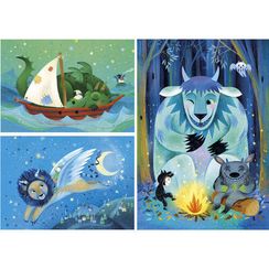 Puzzle PZL 3X48 FANTASTIC FRIENDS