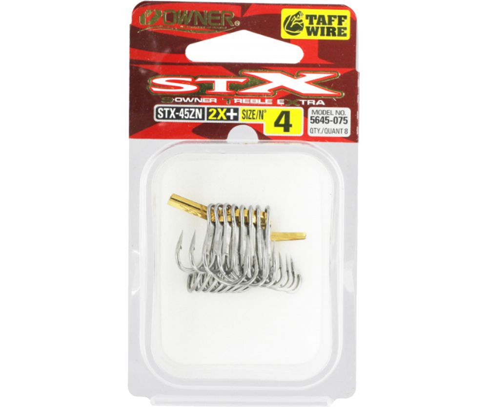 OWNER Крючок тройной STX-45ZN №6 8шт