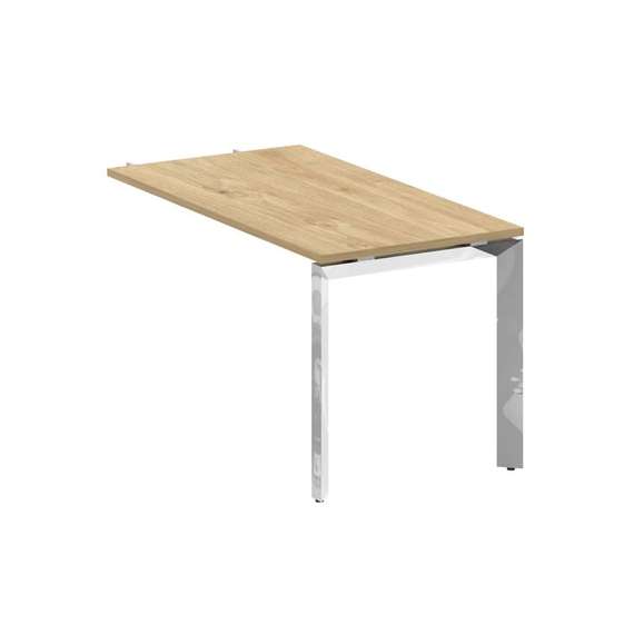 Onix Direct Lux Брифинг-приставка П-обр. м/к M-O.MP-BR-13 Тиквуд Светлый/Нержавеющая Сталь/Хром 1380