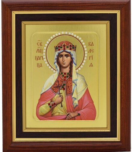 Икона святой Валерии, писанная в монастыре.