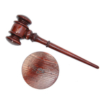 Деревянный молоток судьи (аукционный молоток) из древесины кедра. wg2