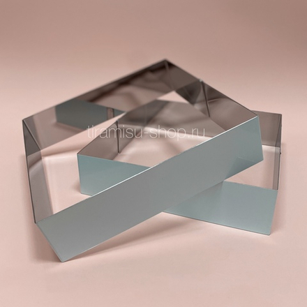 Металлическая форма (рамка) квадрат, 20х20х5 см
