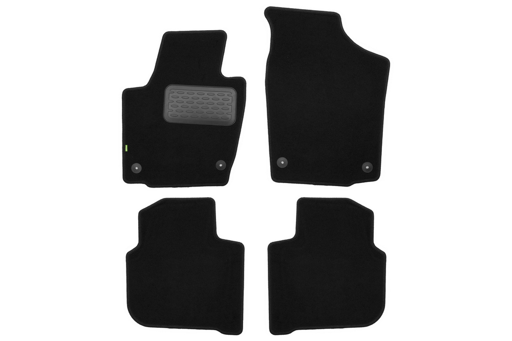 Коврики в салон Klever Standard SKODA  Rapid 2012-&gt;, сед., 4 шт.(текстиль)
