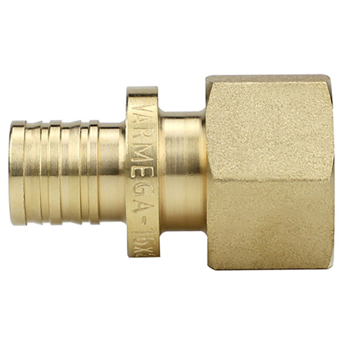 Муфта VARMEGA Slide-fit переходная (переходник) ВР, 25х1", аксиальная, латунь, VM51317