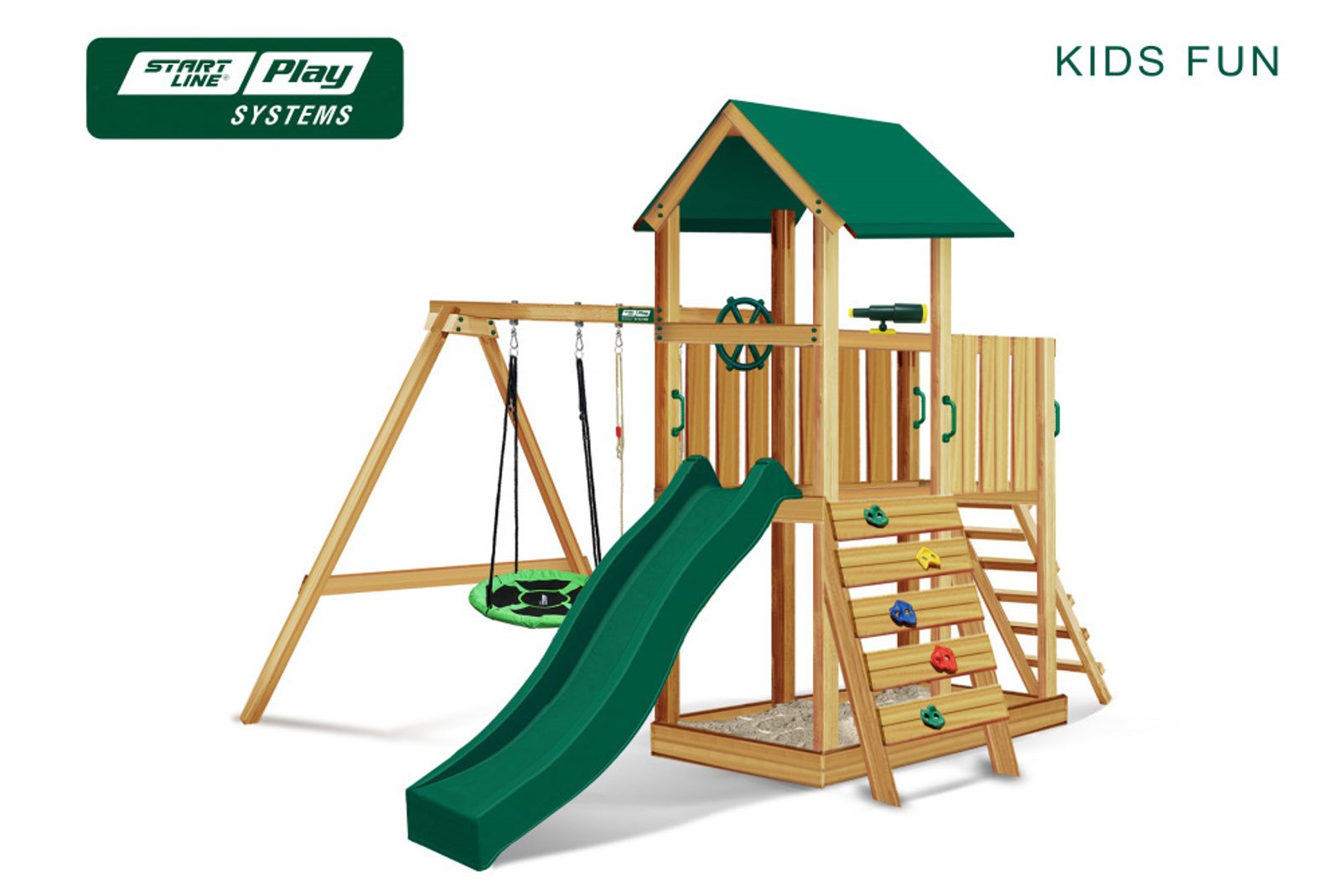 Детский городок KIDS FUN эконом (red) фото №9