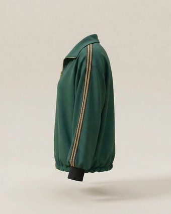 Свитшот спорт-шик в изумрудном