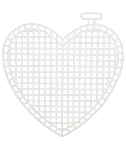 Канва пластик., мал. 'сердце', 7*8см Bestex (10216100/201114/0024376, КИТАЙ)