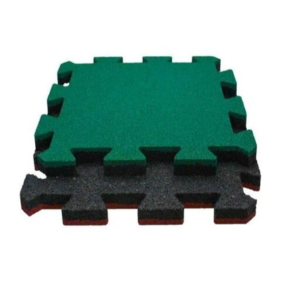 Модульное напольное покрытие Rubblex Roof Puzzle 100x100 см 25 мм до 100 шт. Синий