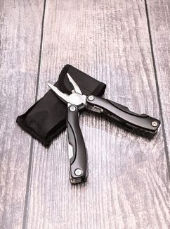 Армейский мультитул 12в1 плоскогубцы нож отвертка Черный