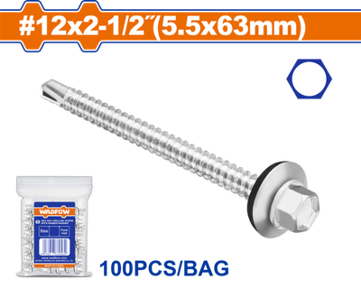 Шестигранный винт с резиновой шайбой