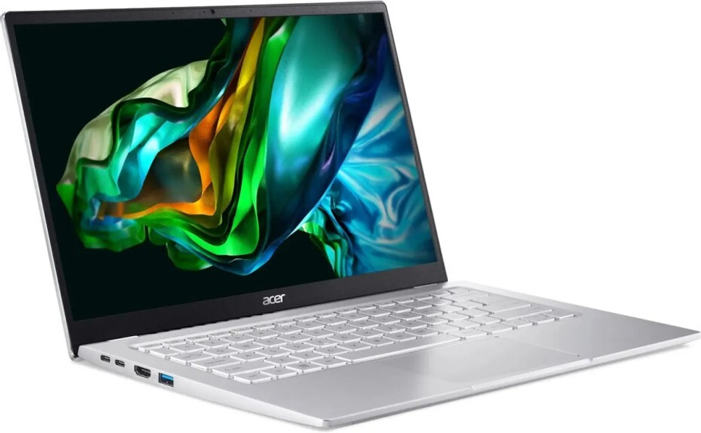 Ноутбук  Acer Swift Go 14 SFG14-41-R2U2 14 ", Ryzen 5, 16 Гб RAM, 512 Гб SSD, Radeon Graphics, Серебристый