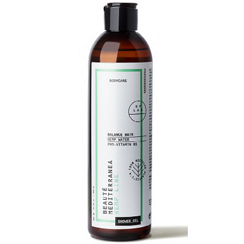 BEAUTE MEDITERRANEA Балансирующий гель для душа на основе эфирного масла конопли 300мл