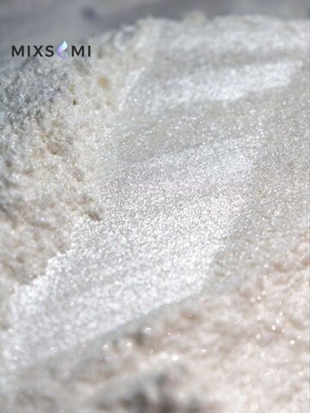 Премиум пигмент 9734 - Супер белый мерцающий жемчуг - универсальный