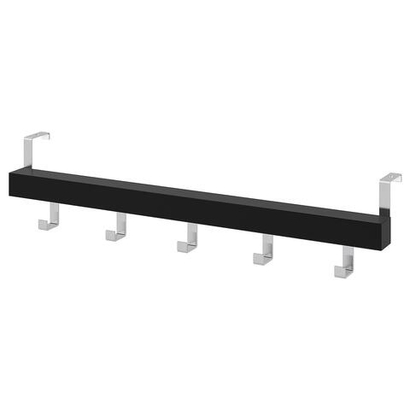 Вешалка настенная IKEA TJUSIG (ЧУСИГ), Черный, 60 см