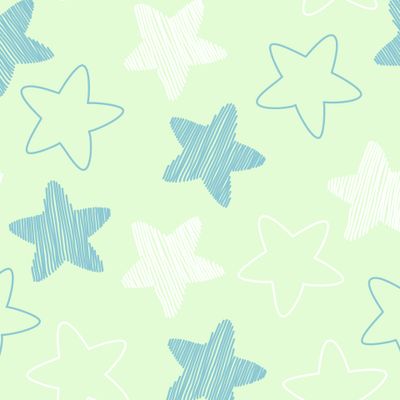 Звезды на светло-зеленом
