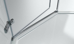 Душевой уголок BelBagno Kraft 80х80 KRAFT-P-1-80-C-Cr-R профиль Хром стекло прозрачное