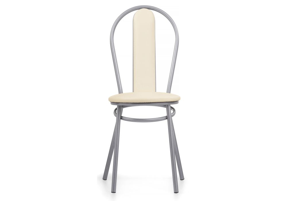 Стул на металлокаркасе Lamniel ваниль в крапинку / светлый мусс