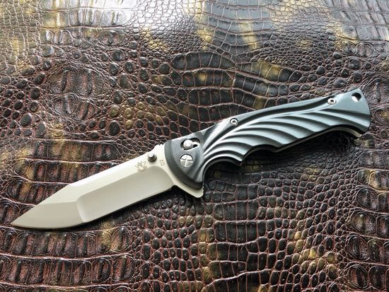 Складной нож Steelclaw Вихрь BAN01 c клинком из стали D2, рукоять алюминий