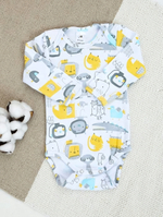 Боди д/новорожд. Б-26/1 р.80 "Лодочка-1" белый (Ивашка)