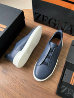 Кеды кожаные Zegna