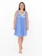 Ночная сорочка женская, цвет голубой, размер 46