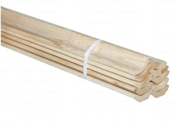 Плинтус деревянный напольный (сосна) сорт Экстра (без сучков) 15х42х1500 мм, 10 шт. (Сращенный) Согуд