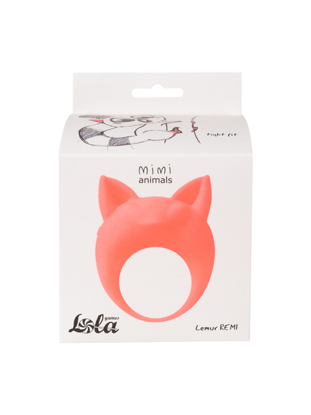 Lola games Mimi Animals Lemur - Эрекционное кольцо с вибрацией