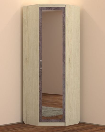 дуб пикард / камень темный