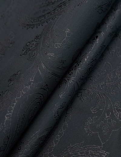 Ткань подкладочная Жаккард, шир. 145 см, 90 гр/м2, вискоза 45%, п/э 55%, серый