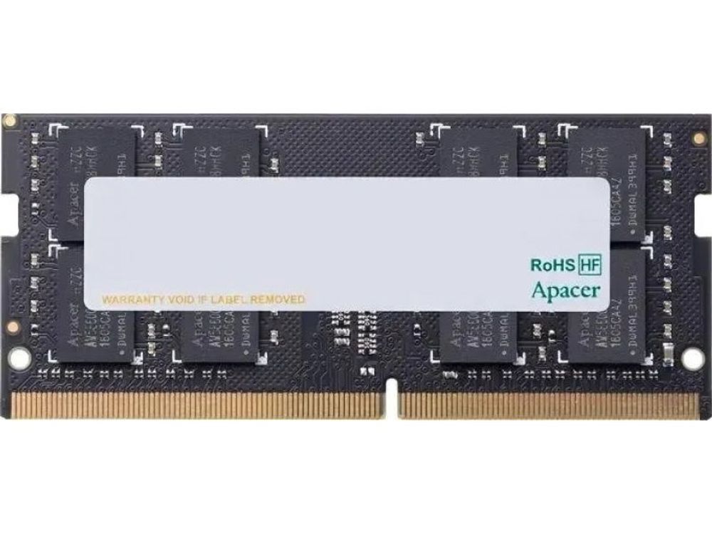 Оперативная память Apacer ES.08G21.GSH, DDR4 1х 8ГБ 3200 МГц, SODIMM, RTL