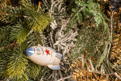 Елочная игрушка «Ракета»