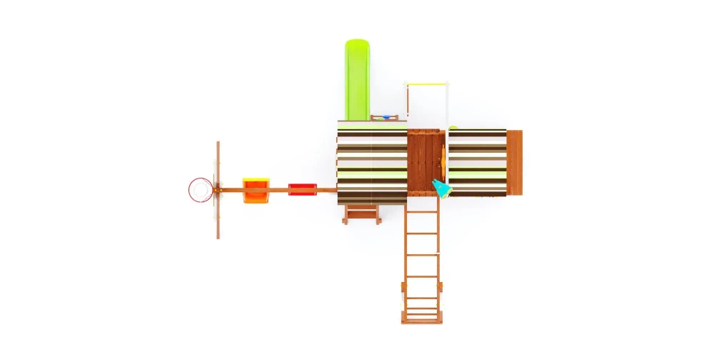 Детская площадка Савушка Тусун - 9 (салатовый)