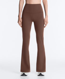 OYSHO Брюки клеш с высокой посадкой Flare Comfortlux High Rise, светло-коричневый