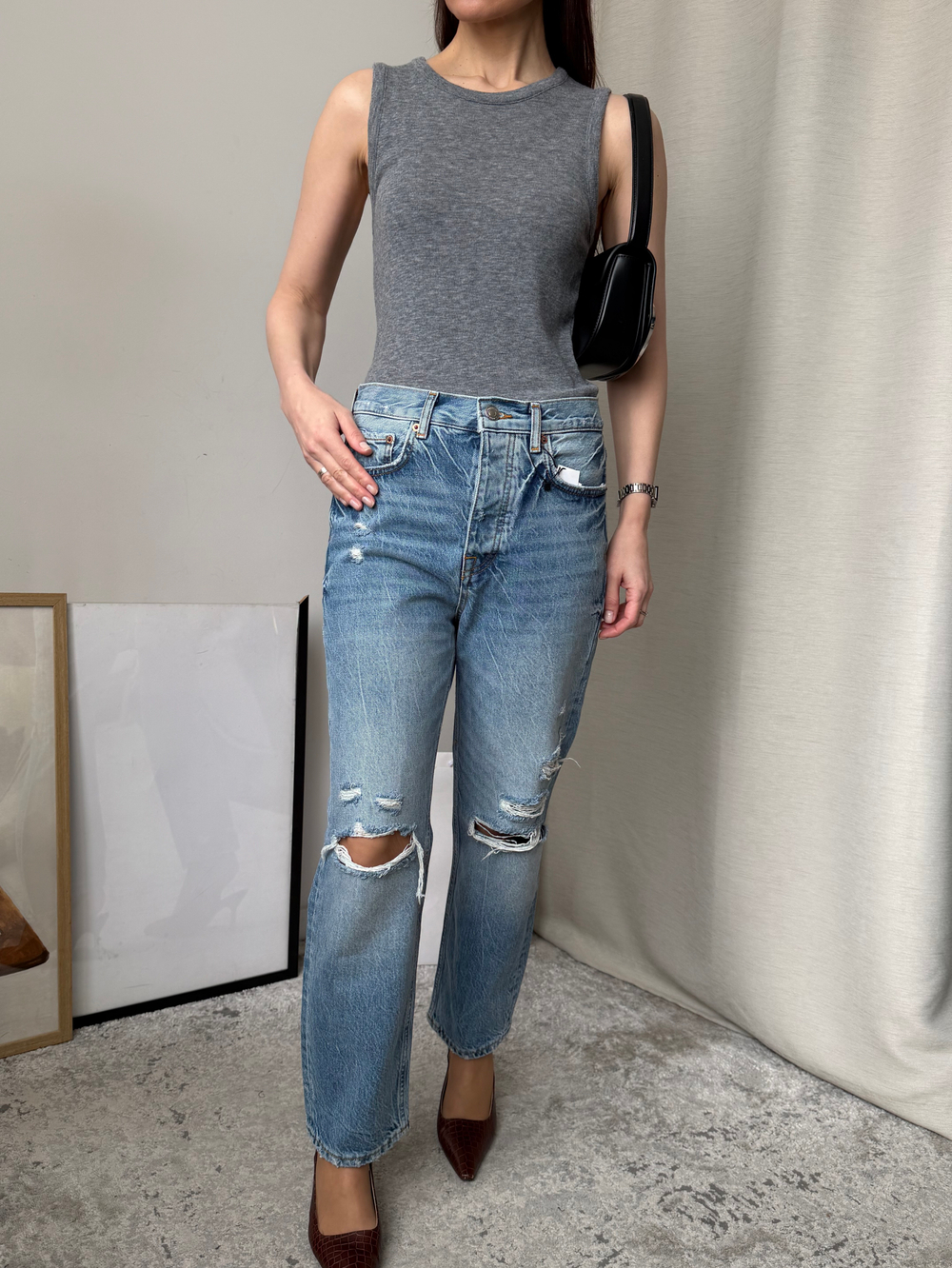 Новые джинсы Zara, S/M