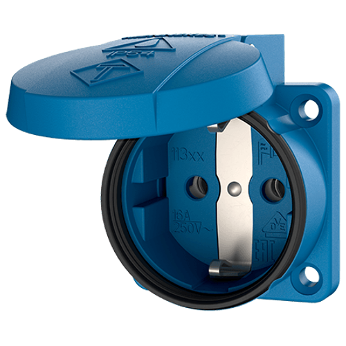 MENN Розетка панельная №11331 16A 2P+E 230V IP54 SCHUKO