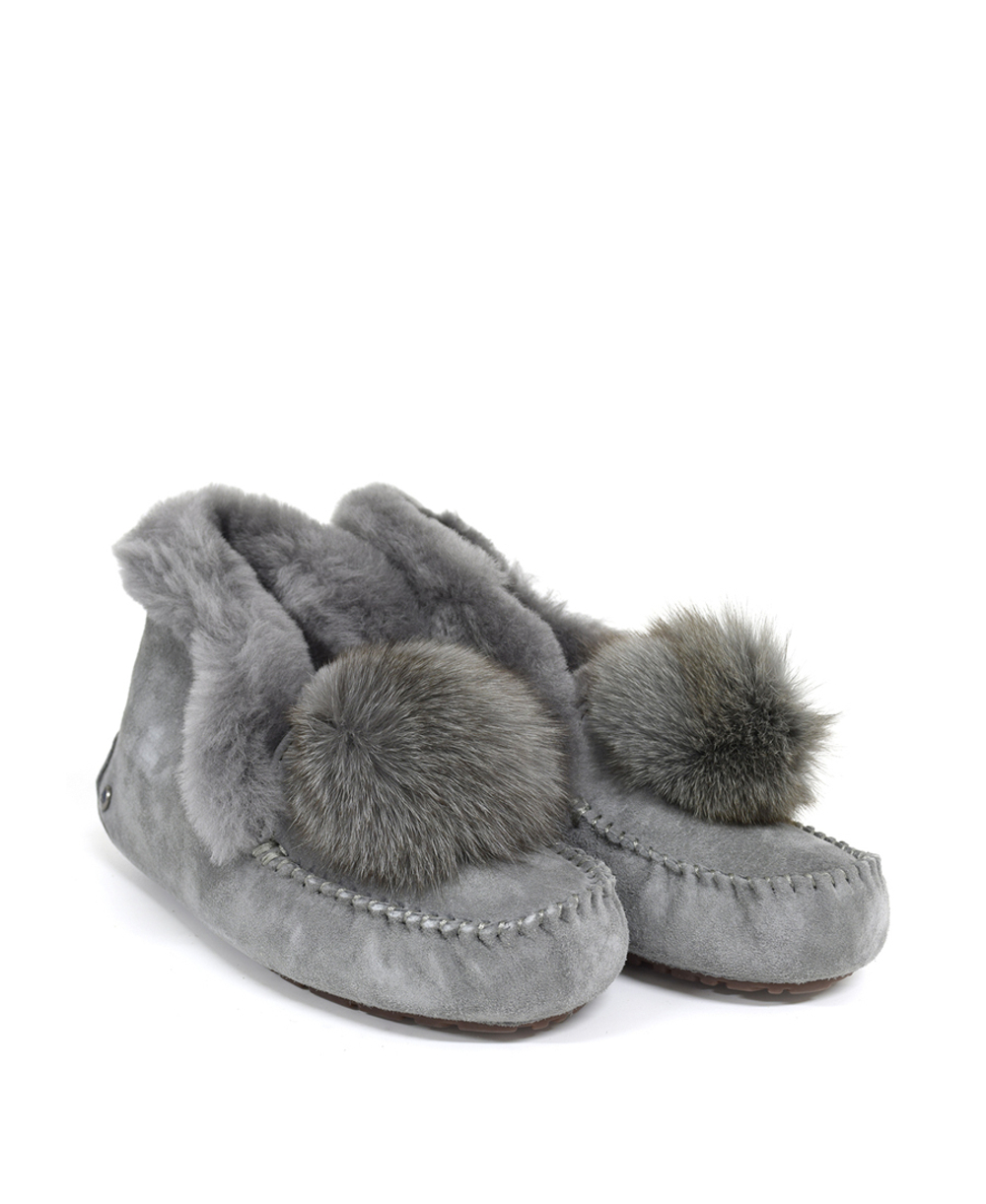 ALENA POM-POM grey