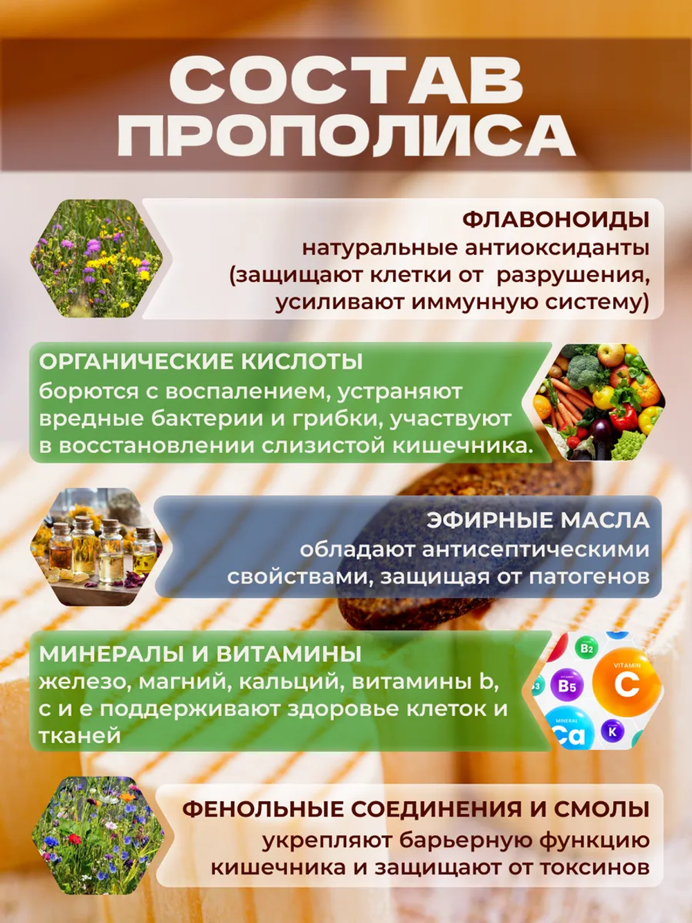 Прополис пресованный (30 капсул)