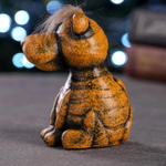 Фигура  "Тигра" рыжая, 7х11х7 см