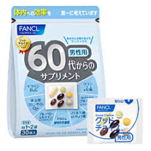 Fancl Витаминный комплекс для мужчин старше 60 лет, 30 пакетиков.