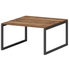 Бенч двойной на металлокаркасе СМС2-О-18К.149.Пр50  1800x1496x750 Смарт